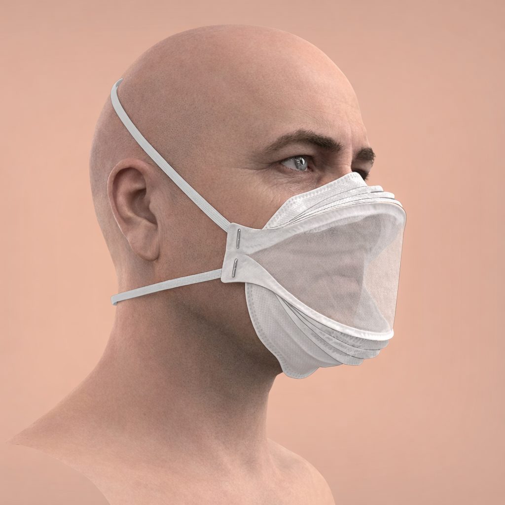 Transparent Mask — Foldable Non-Woven