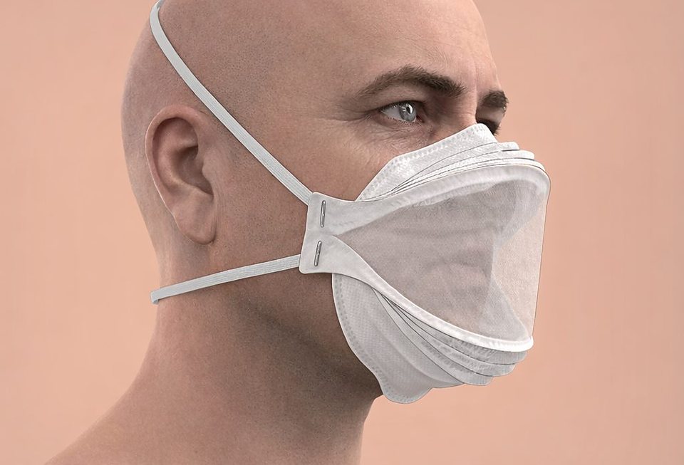 Transparent Mask — Foldable Non-Woven