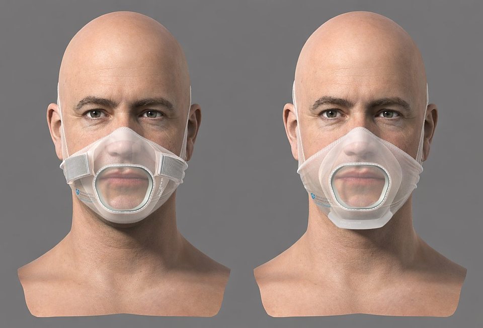 Transparent Mask — Silicone